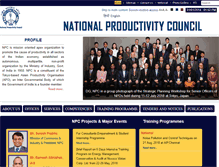 Tablet Screenshot of npcindia.gov.in